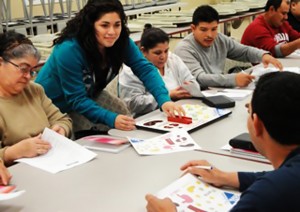 Priscilla Acevedo demonstrates diabetes prevention made easy.