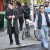 Rosaries in hand, Seminarian Francisco Inarritu with lay group Regnum Christi invite people on streets to experience joys of confession at Old St. Patrick's Cathedral.