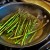 Asparagus in pan