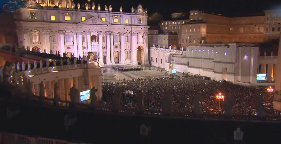 St. Peter's Square awaits the papal introduction