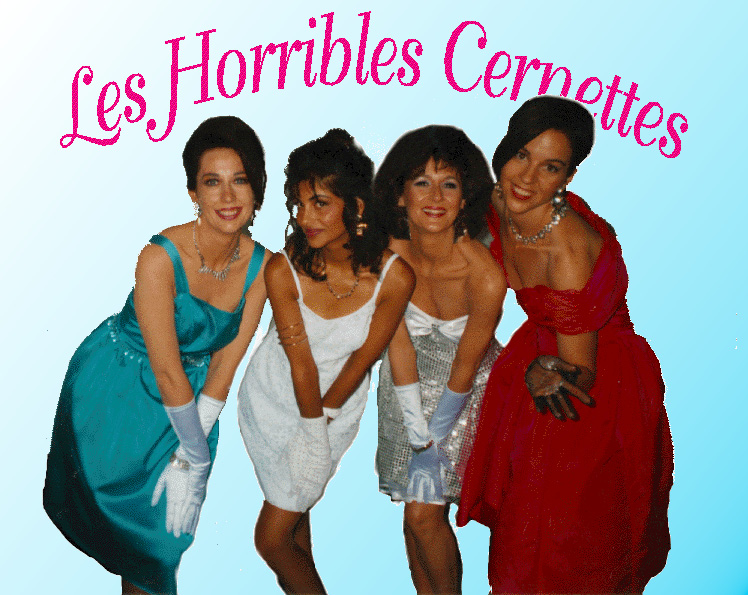 First photo on the WWW: Les Horribles Cernettes in 1992